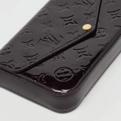 مملوكة مسبقًا Louis Vuitton Amarante Monogram Vernis Felicie Pochette Bag