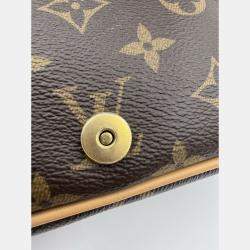 Pre Owned Louis Vuitton Diane PM Brown Monogram Canvas Shoulder Bag