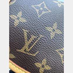 Pre Owned Louis Vuitton Diane PM Brown Monogram Canvas Shoulder Bag