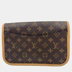Pre Owned Louis Vuitton Diane PM Brown Monogram Canvas Shoulder Bag