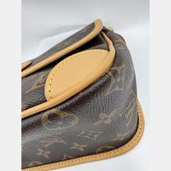 Pre Owned Louis Vuitton Diane PM Brown Monogram Canvas Shoulder Bag