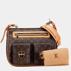 Pre Owned Louis Vuitton Brown Monogram Hudson GM