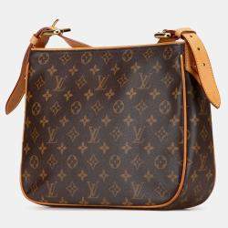 Pre Owned Louis Vuitton Brown Monogram Hudson GM