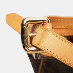 Pre Owned Louis Vuitton Brown Monogram Hudson GM