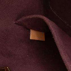 Pre Owned Louis Vuitton Purple Monogram Vernis Flower Alma BB