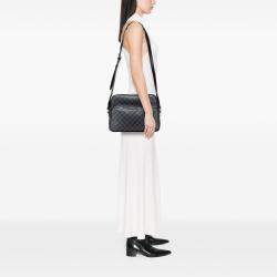 Pre Owned Louis Vuitton Black Damier Graphite Sac Leoh