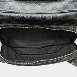 Pre Owned Louis Vuitton Black Damier Graphite Sac Leoh