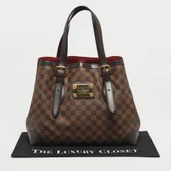 Pre Owned Louis Vuitton Damier Ebene Canvas Hampstead MM Bag