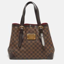 Pre Owned Louis Vuitton Damier Ebene Canvas Hampstead MM Bag