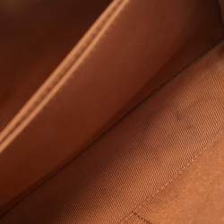 Pre Owned Louis Vuitton Brown Leather Lockme II Bag