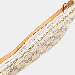 Pre Owned Louis Vuitton White Damier Azur Pochette Accessoires