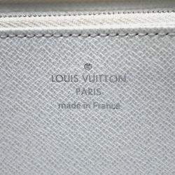 Pre Owned Louis Vuitton Zippy Wallet White Epi Leather