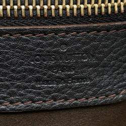Pre Owned Louis Vuitton Mahina Noir Monogram Mahina Size L