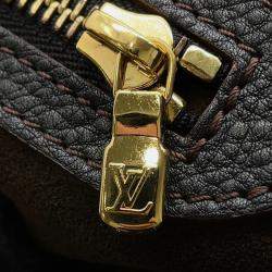 Pre Owned Louis Vuitton Mahina Noir Monogram Mahina Size L