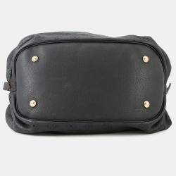 Pre Owned Louis Vuitton Mahina Noir Monogram Mahina Size L