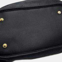 Pre Owned Louis Vuitton Mahina Noir Monogram Mahina Size L