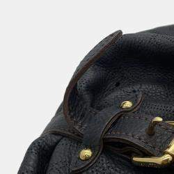 Pre Owned Louis Vuitton Mahina Noir Monogram Mahina Size L