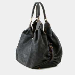 Pre Owned Louis Vuitton Mahina Noir Monogram Mahina Size L