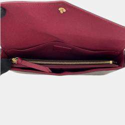 Pre Owned Louis Vuitton Felicie Pochette Fuchsia Monogram