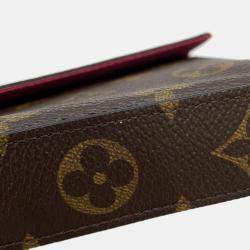 Pre Owned Louis Vuitton Felicie Pochette Fuchsia Monogram