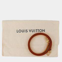 Pre Owned Louis Vuitton Petit Sac Plat Brown Monogram