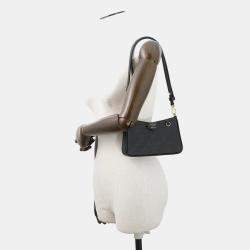 Pre Owned Louis Vuitton Easy Pouch Noir Monogram Empreinte Leather