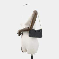 Pre Owned Louis Vuitton Easy Pouch Noir Monogram Empreinte Leather