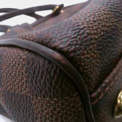 Pre Owned Louis Vuitton Trevi Brown Damier Ebene Canvas Size Pm