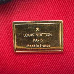 Pre Owned Louis Vuitton Alma Scarlet Monogram Vernis Leather Size Bb