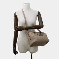 Pre Owned Louis Vuitton Speedy Bandouliere Tourterelle Monogram Empreinte Leather Size 25