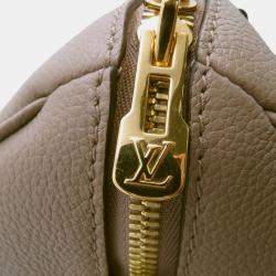 Pre Owned Louis Vuitton Speedy Bandouliere Tourterelle Monogram Empreinte Leather Size 25