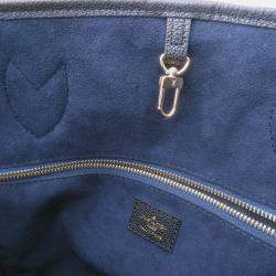 Pre Owned Louis Vuitton Neverfull Noir Monogram Empreinte Leather Size Mm