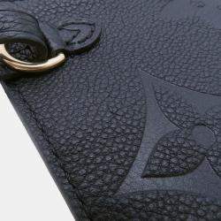 Pre Owned Louis Vuitton Neverfull Noir Monogram Empreinte Leather Size Mm