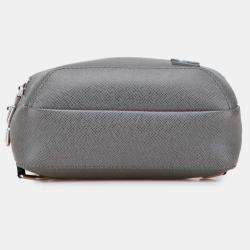 Pre Owned Louis Vuitton Grey Taiga Avenue Sling