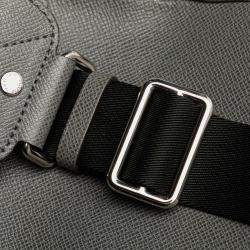 Pre Owned Louis Vuitton Grey Taiga Avenue Sling