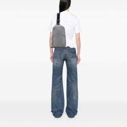 Pre Owned Louis Vuitton Grey Taiga Avenue Sling