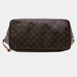 Pre Owned Louis Vuitton Brown Monogram Neverfull GM
