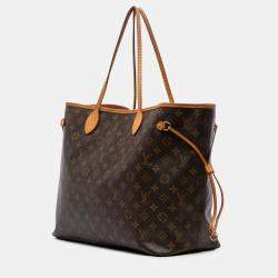 Pre Owned Louis Vuitton Brown Monogram Neverfull GM