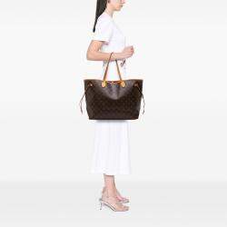 Pre Owned Louis Vuitton Brown Monogram Neverfull GM