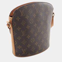 Pre Owned Louis Vuitton Brown Monogram Drouot