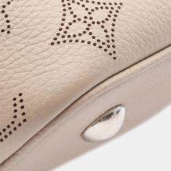 Pre Owned Louis Vuitton Beige Monogram Mahina Blossom PM