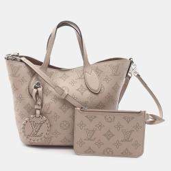 Pre Owned Louis Vuitton Beige Monogram Mahina Blossom PM
