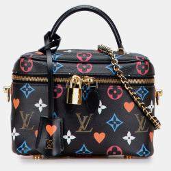Pre Owned Louis Vuitton Black Monogram Game On Vanity Case PM