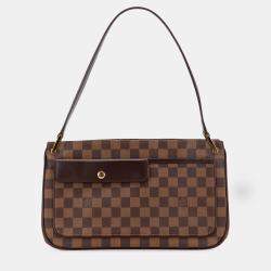 Pre Owned Louis Vuitton Brown Damier Ebene Aubagne