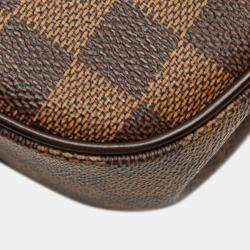 Pre Owned Louis Vuitton Brown Damier Ebene Aubagne
