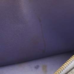 Pre Owned Louis Vuitton Lilac Monogram Vernis Alma BB Bag