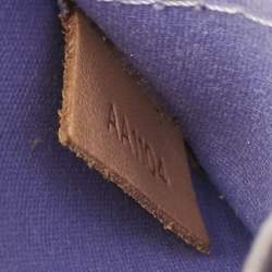 Pre Owned Louis Vuitton Lilac Monogram Vernis Alma BB Bag