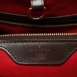 Pre Owned Louis Vuitton Damier Ebene Canvas Cabas Rivington GM Bag