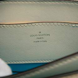 Pre Owned Louis Vuitton White Calfskin LV Pont 9 Soft MM