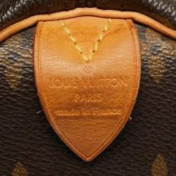 Pre Owned Louis Vuitton Monogram Canvas Speedy 30 Bag